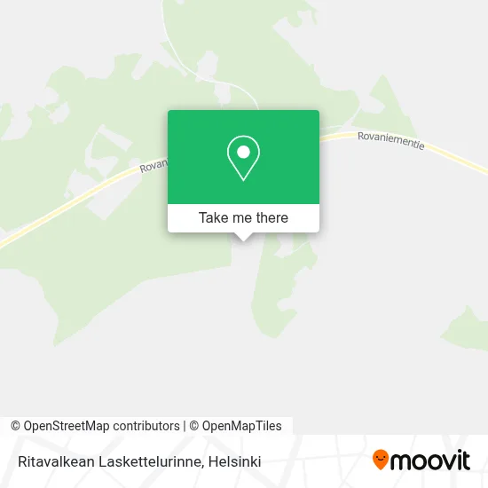 Ritavalke Ski Slope map