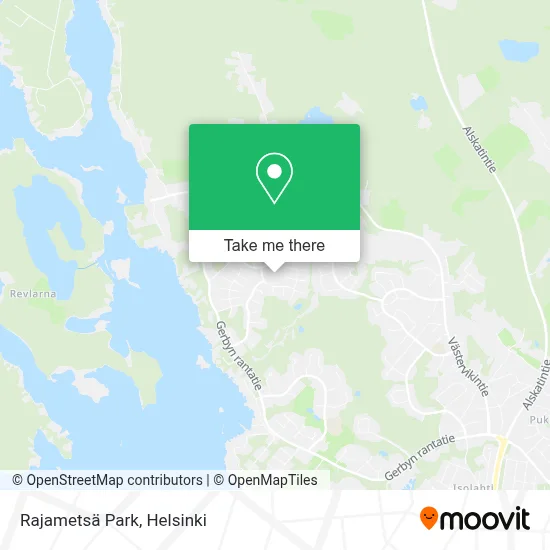 Rajametsä Park map