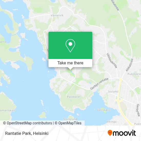 Rantatien Park map