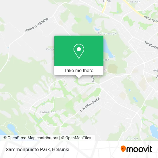 Sammonpuisto Park map