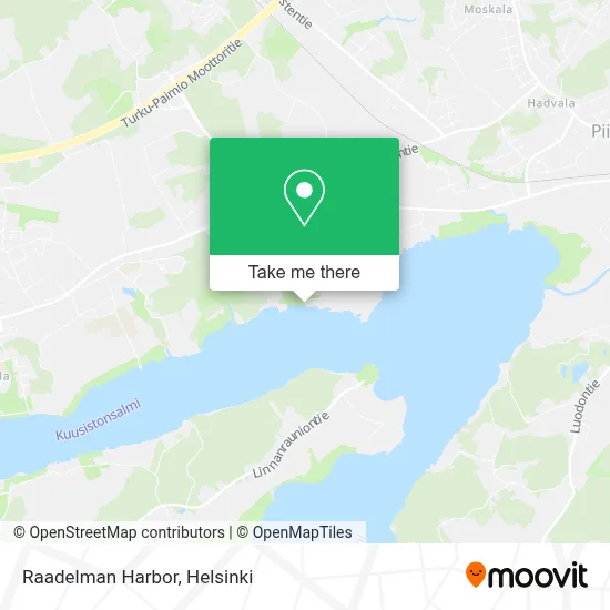 Raadelman Harbor map