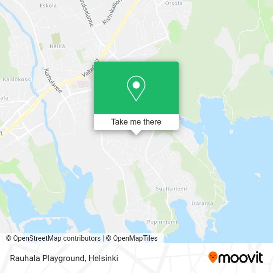Rauhala Playground map