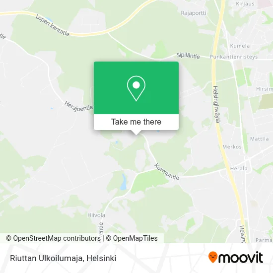 Riutta Outdoor Cabin map