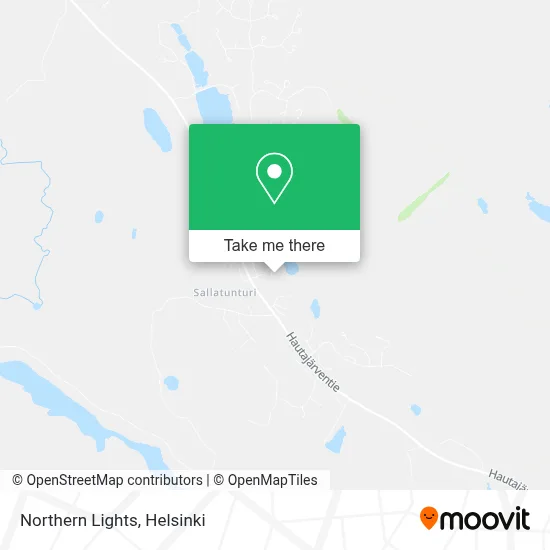 Northern Lights map