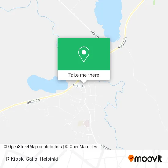 R-Kioski Salla map