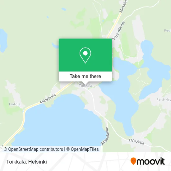 Toikkala map