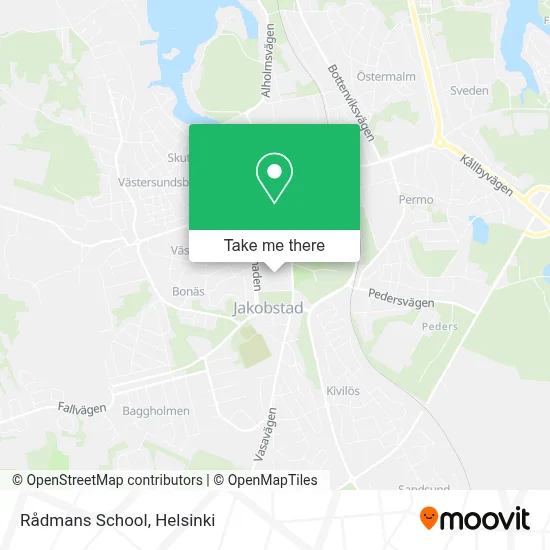 Rådmans School map