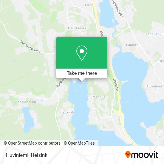 Huviniemi map