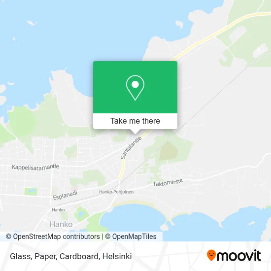 Glass, Paper, Cardboard map
