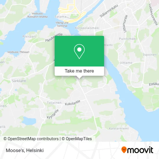 Moose's map