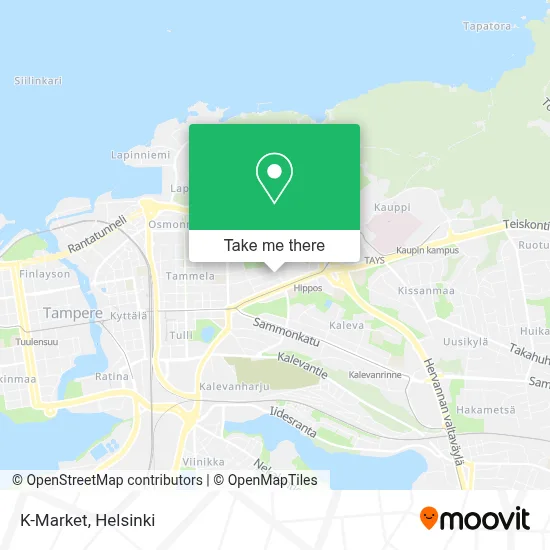 K-Market map