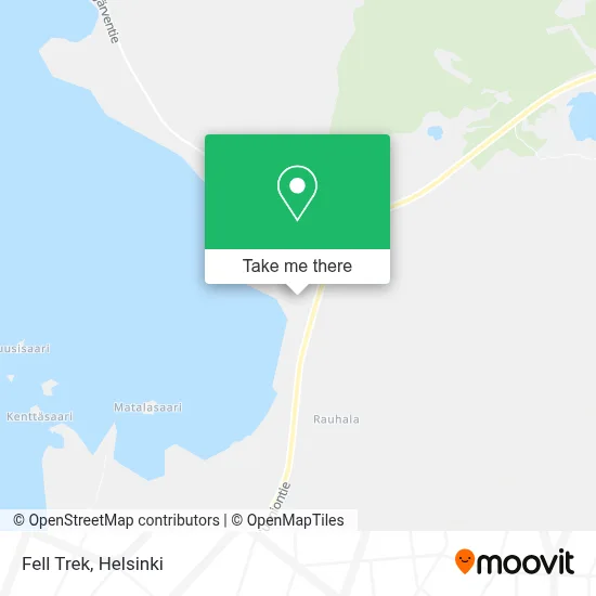 Fell Trek map