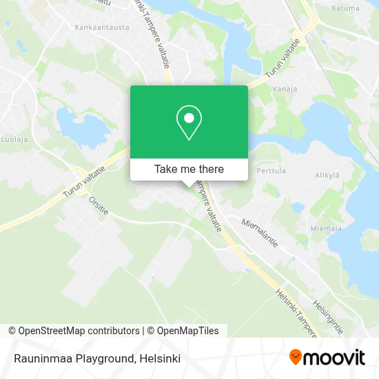 Rauninmaa Playground map