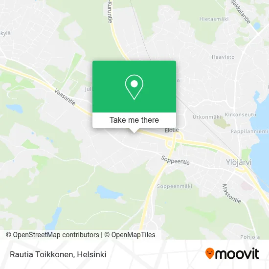 Rautia Toikkonen map