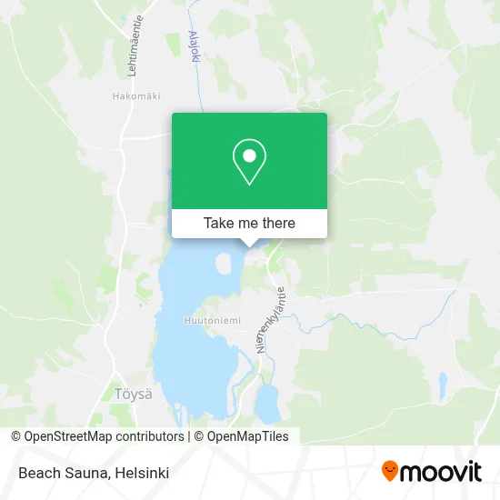 Beach Sauna map