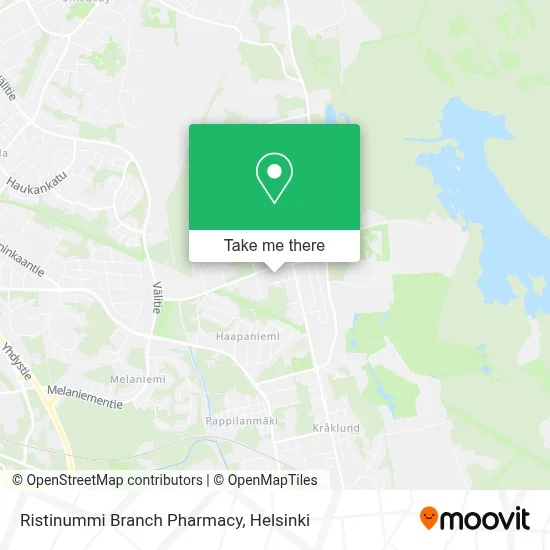 Ristinummi Branch Pharmacy map