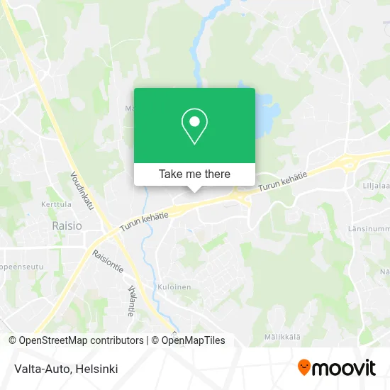 Valta-Auto map