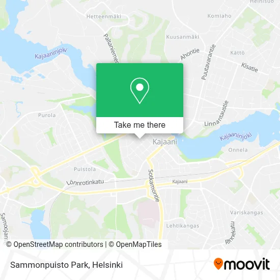 Sammonpuisto Park map