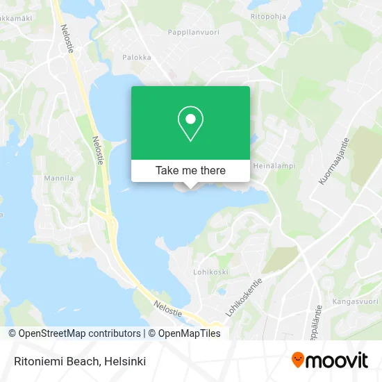 Ritoniemi Beach map