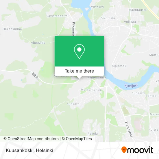 Kuusankoski map