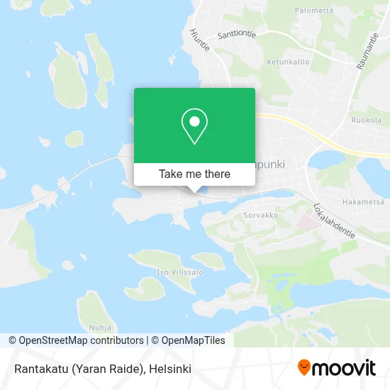 Rantakatu (Yaran Rail) map