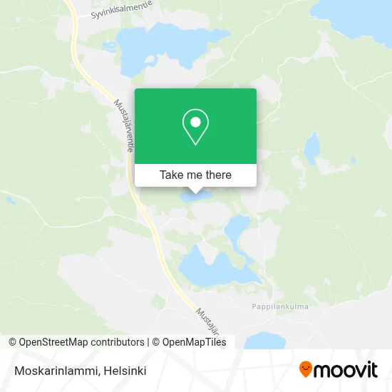 Moskarinlammi map