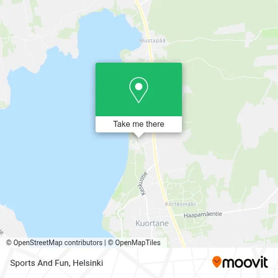 Sports And Fun map