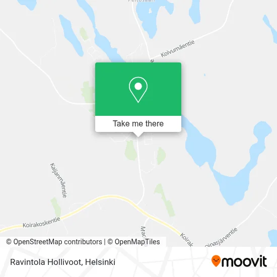 Hollivoot Restaurant map