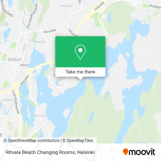 Ritvala Beach Changing Rooms map