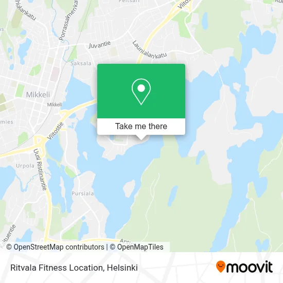 Ritvala Fitness Location map