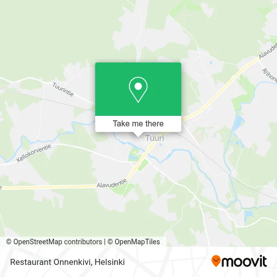 Restaurant Onnenkivi map