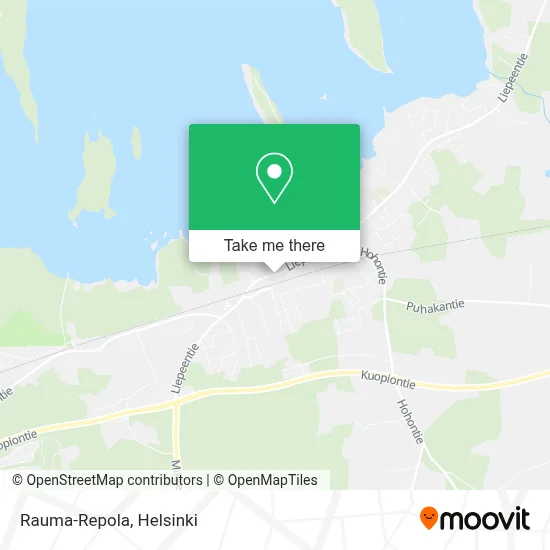 Rauma-Repola map