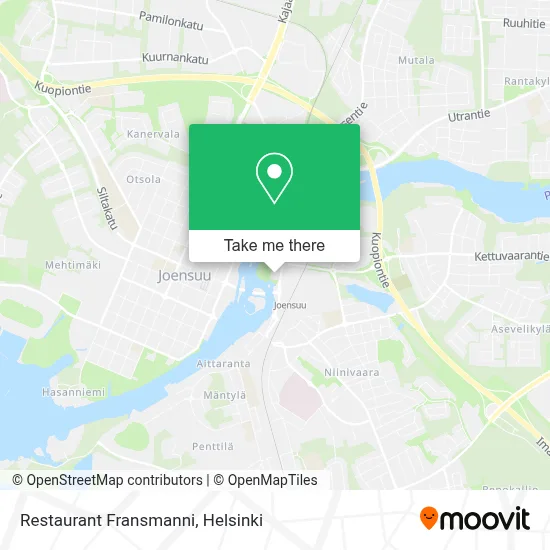 Restaurant Fransmanni map