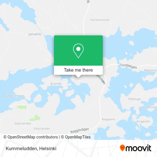 Kummeludden map
