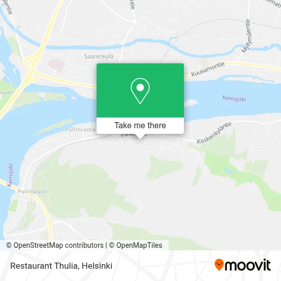 Restaurant Thulia map