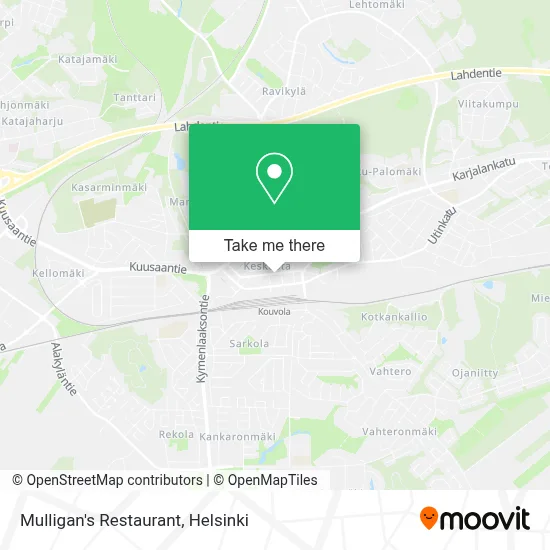 Mulligan's Restaurant map