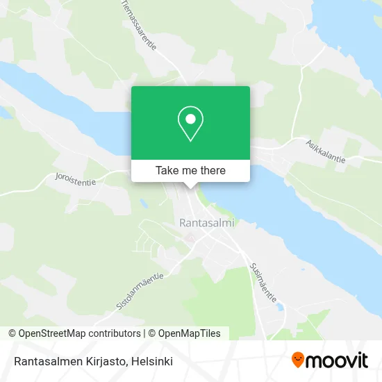 Rantasalmi Library map