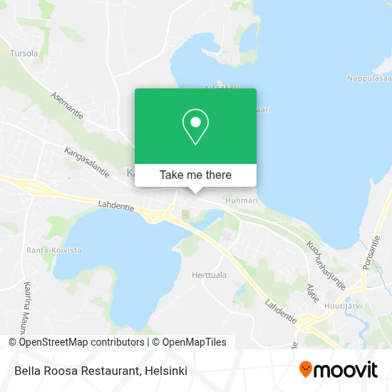 Bella Roosa Restaurant map