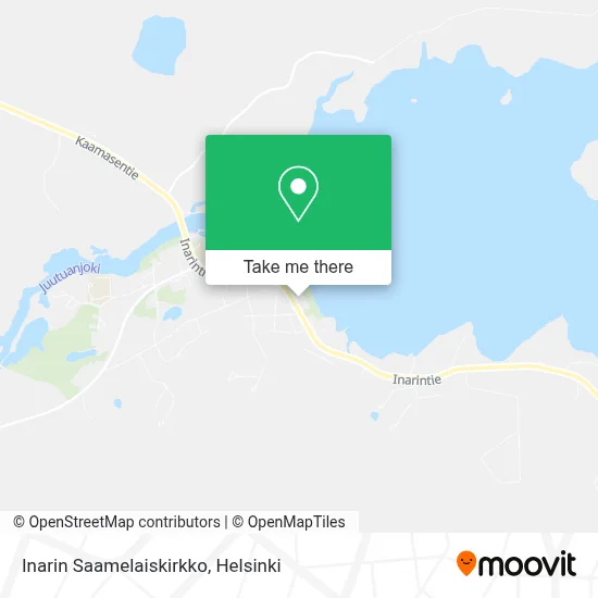 Inari Sami Church map