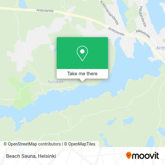 Beach Sauna map