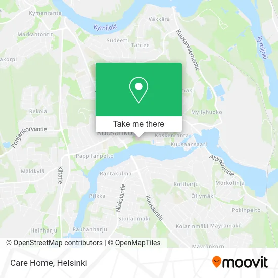 Care Home map