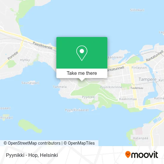 Pyynikki - Hoppa map