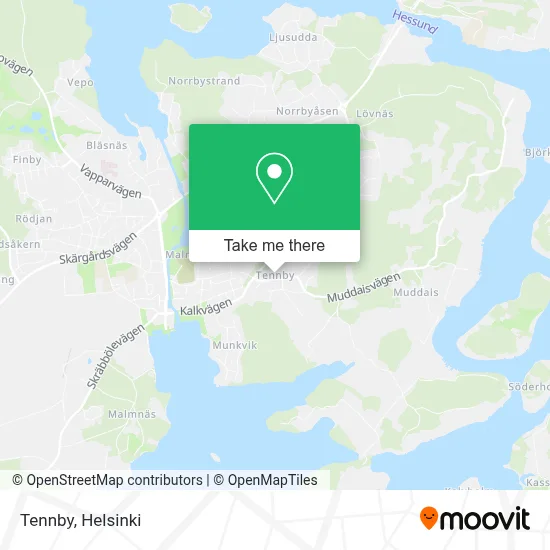 Tennby map