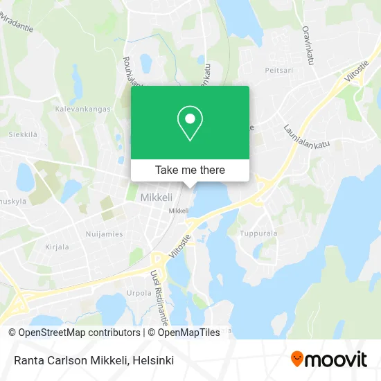 Ranta Carlson Mikkeli map