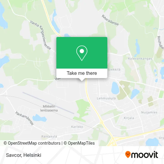 Savcor map