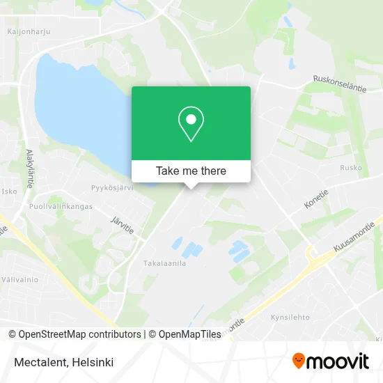 Mectalent map