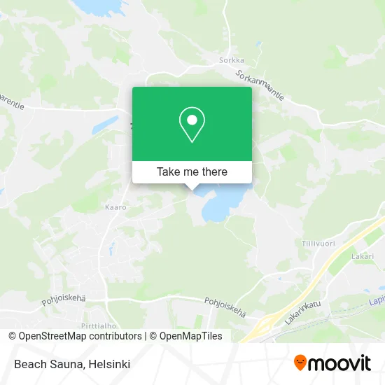 Beach Sauna map