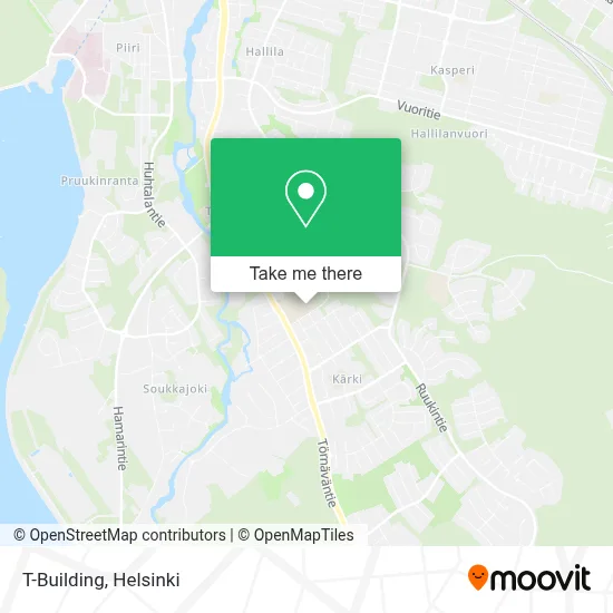 T-Building map