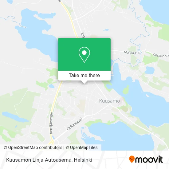 Kuusamo Bus Station map