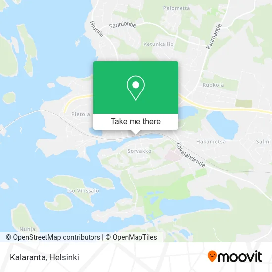 Kalaranta map